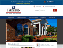 Tablet Screenshot of laughlinfamilyhousing.com